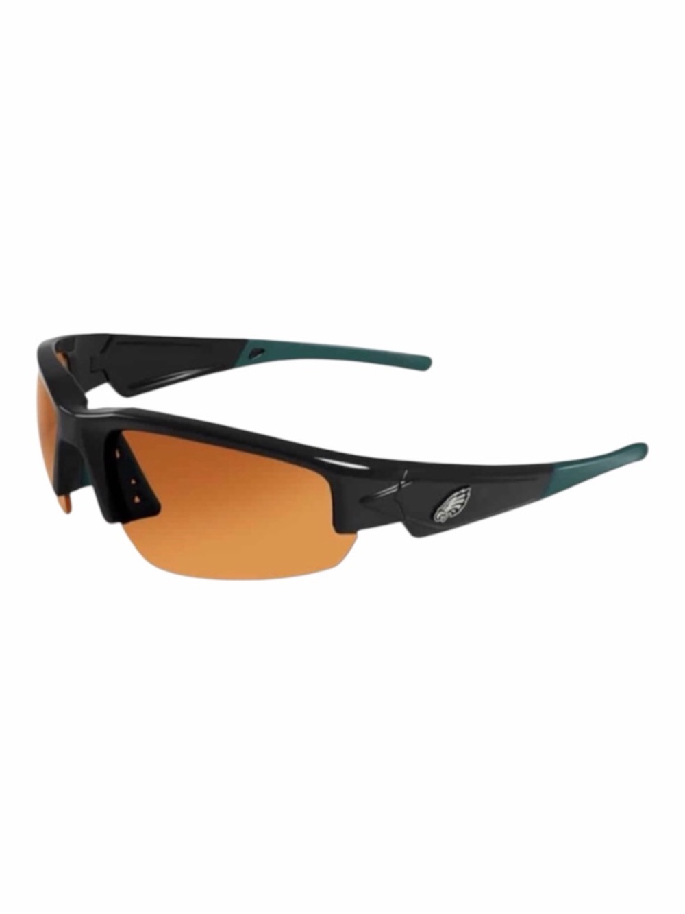 NFL Philadelphia Eagles Sunglasses Dynasty 2.0 Black with Green Tips